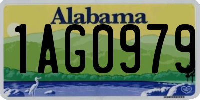 AL license plate 1AG0979