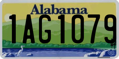 AL license plate 1AG1079
