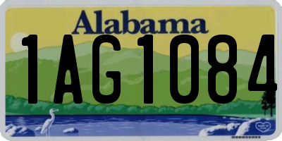 AL license plate 1AG1084