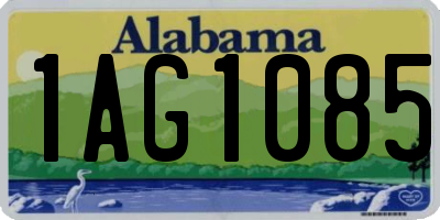 AL license plate 1AG1085