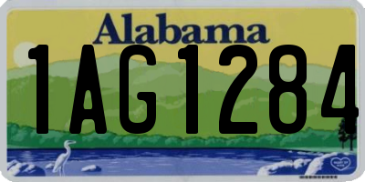 AL license plate 1AG1284