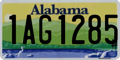 AL license plate 1AG1285