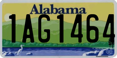 AL license plate 1AG1464