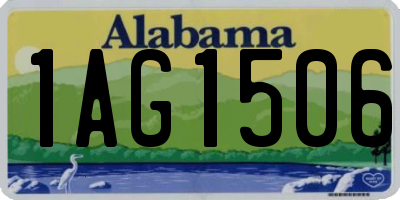 AL license plate 1AG1506