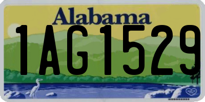 AL license plate 1AG1529