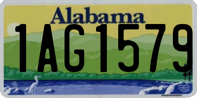 AL license plate 1AG1579