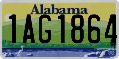 AL license plate 1AG1864