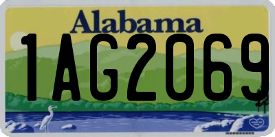 AL license plate 1AG2069