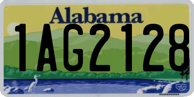 AL license plate 1AG2128