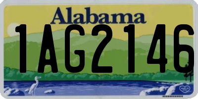 AL license plate 1AG2146
