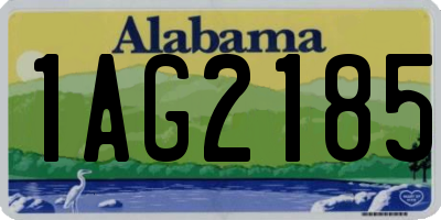 AL license plate 1AG2185