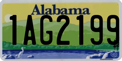 AL license plate 1AG2199