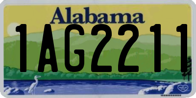 AL license plate 1AG2211