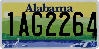 AL license plate 1AG2264