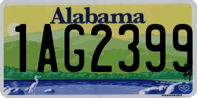 AL license plate 1AG2399
