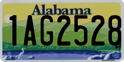 AL license plate 1AG2528