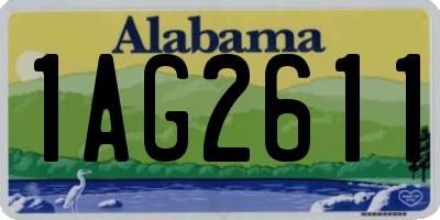 AL license plate 1AG2611