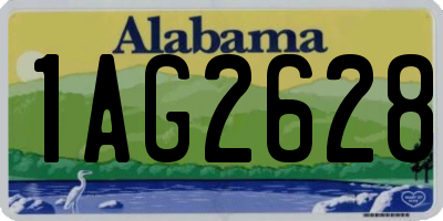 AL license plate 1AG2628