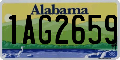 AL license plate 1AG2659