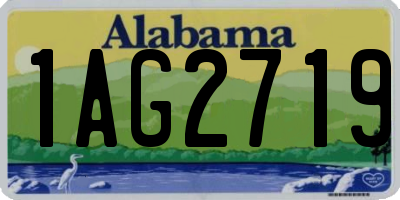 AL license plate 1AG2719