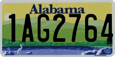 AL license plate 1AG2764