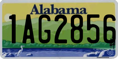 AL license plate 1AG2856