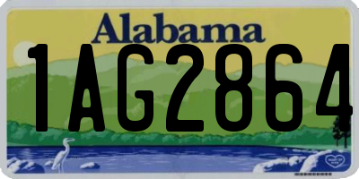 AL license plate 1AG2864