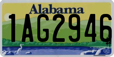AL license plate 1AG2946