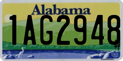 AL license plate 1AG2948