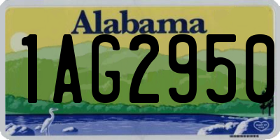 AL license plate 1AG2950