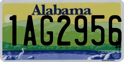 AL license plate 1AG2956