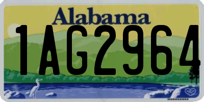 AL license plate 1AG2964