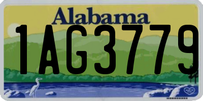 AL license plate 1AG3779