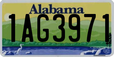 AL license plate 1AG3971