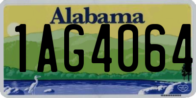 AL license plate 1AG4064