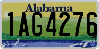 AL license plate 1AG4276