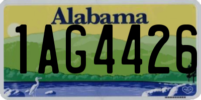 AL license plate 1AG4426