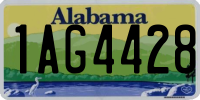 AL license plate 1AG4428