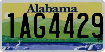 AL license plate 1AG4429