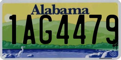 AL license plate 1AG4479