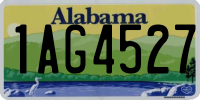 AL license plate 1AG4527
