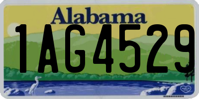 AL license plate 1AG4529