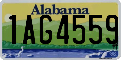 AL license plate 1AG4559