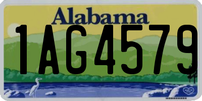 AL license plate 1AG4579