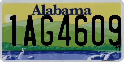 AL license plate 1AG4609
