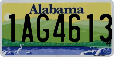 AL license plate 1AG4613