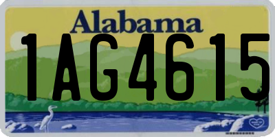 AL license plate 1AG4615