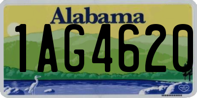 AL license plate 1AG4620