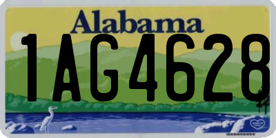 AL license plate 1AG4628