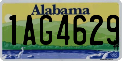 AL license plate 1AG4629